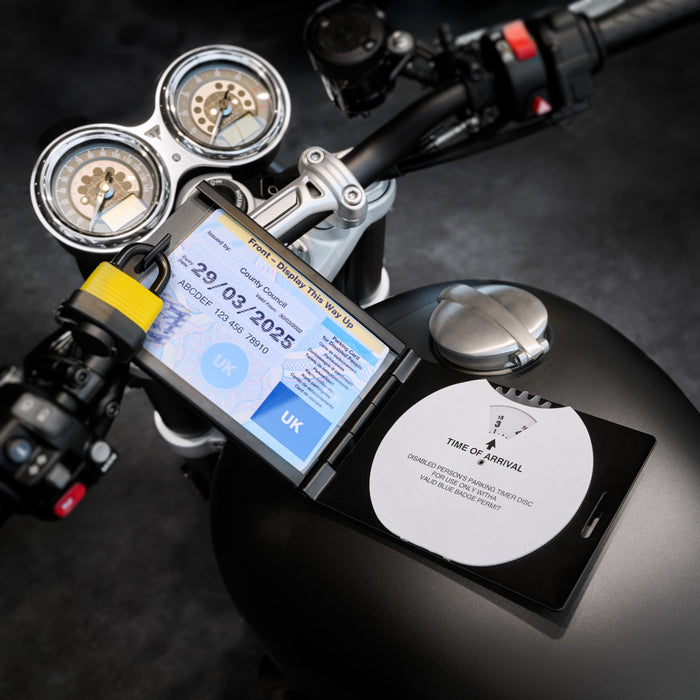 Blue Badge Defender Motorbike Compatible