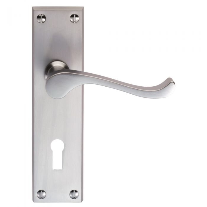 Carlisle DL54 VICTORIAN SCROLL Lever on Lock Backplate