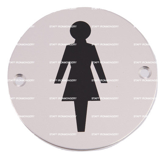 A GRADE Female Washroom Indicator Sign