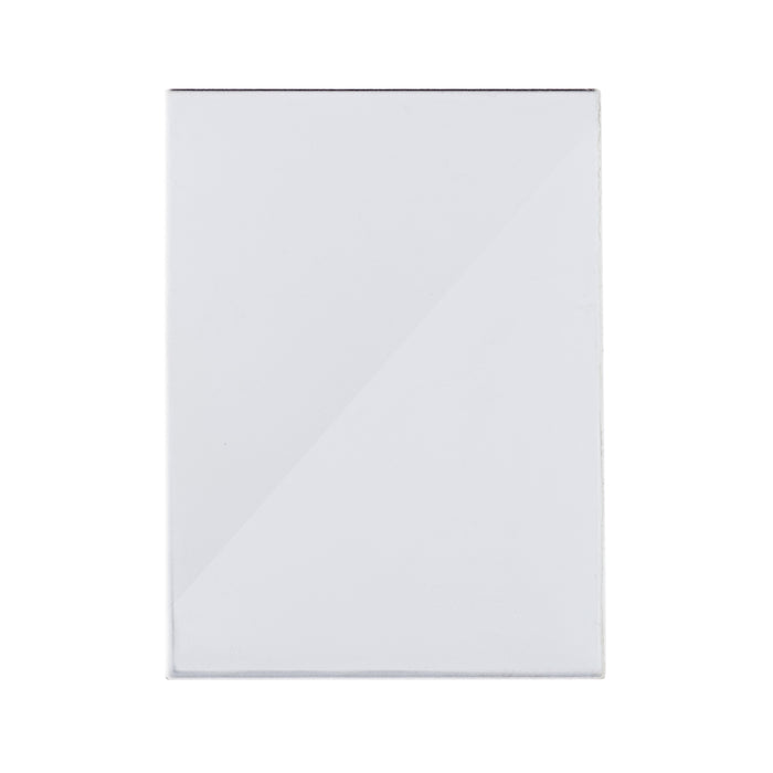 A Grade - Flat Plate - Blank- Adhesive - Polished Stainless Steel