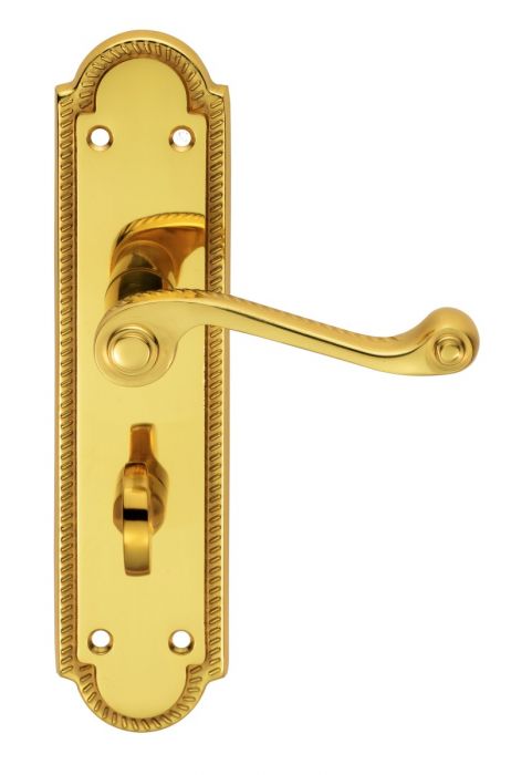 Carlisle Brass FG27 GEORGIAN SHAPED Lever on Lock Backplate