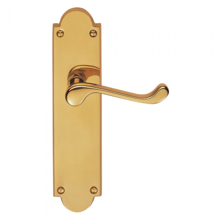 Carlisle M68U VICTORIAN SHAPED SCROLL Lever on Lock Backplate