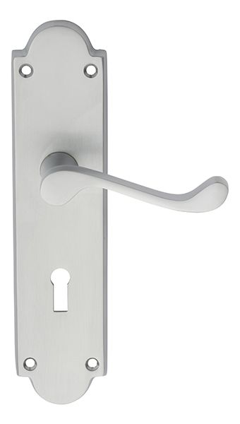 Carlisle M68U VICTORIAN SHAPED SCROLL Lever on Lock Backplate