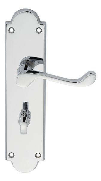Carlisle M68U VICTORIAN SHAPED SCROLL Lever on Lock Backplate