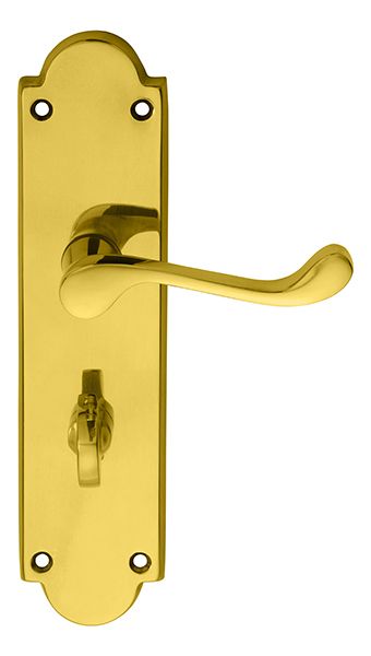 Carlisle M68U VICTORIAN SHAPED SCROLL Lever on Lock Backplate