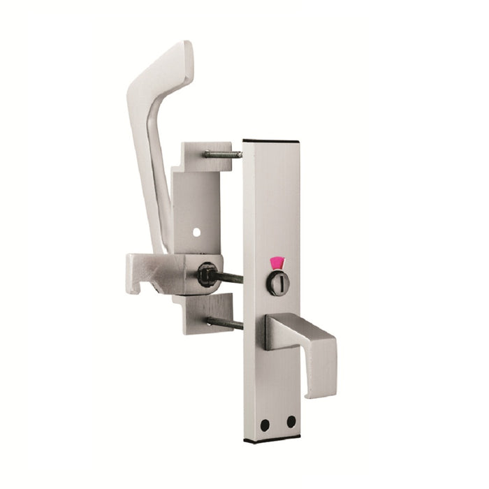 Carlisle Brass Dual Handed Disabled Toilet Handle Set Aluminium EST9625