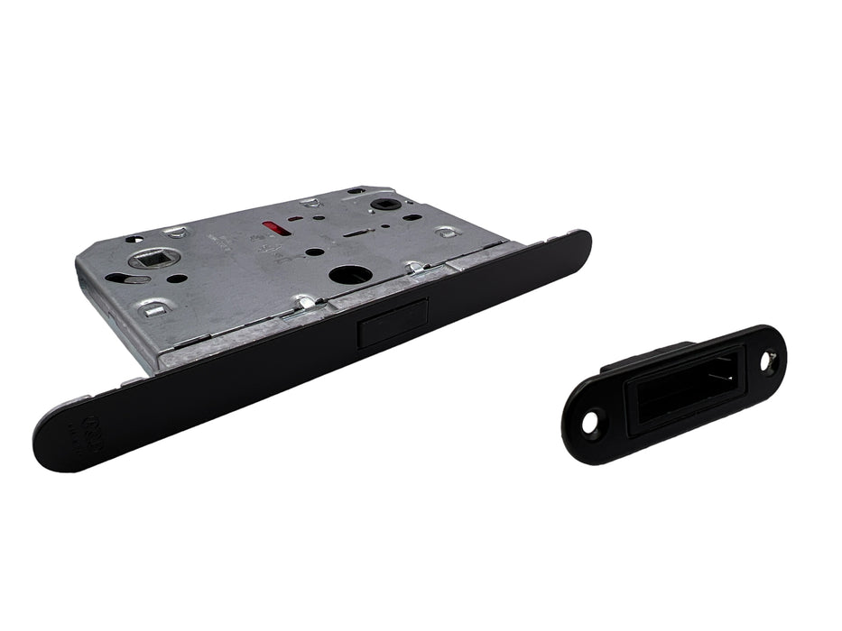 AGB Revolution XT Bathroom Mortice Lock with Magnetic Deadbolt Matt Black