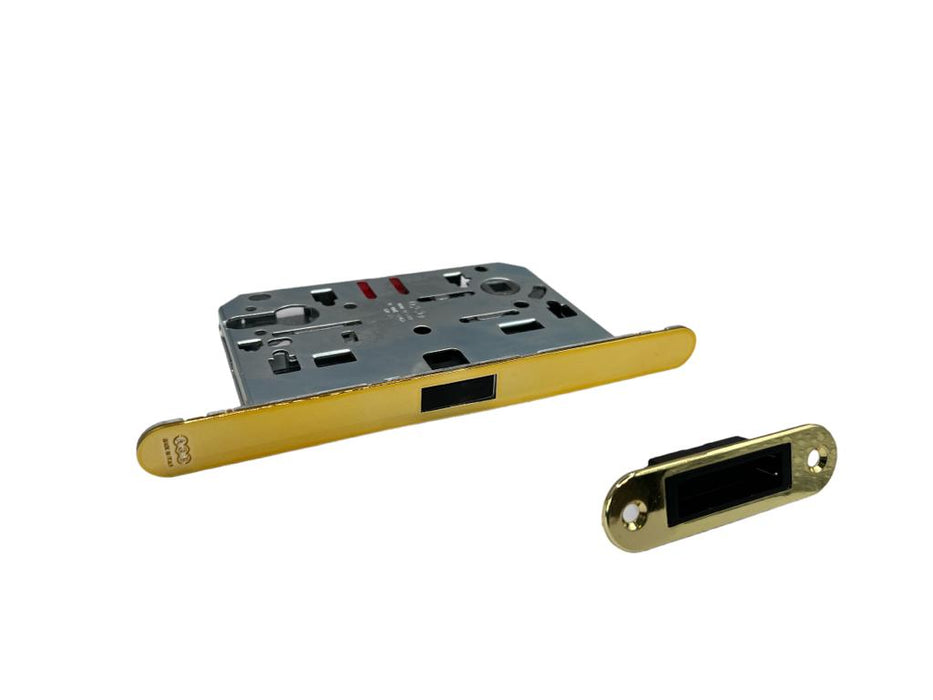 AGB Revolution XT Euro Cylinder Mortice Lock with Magnetic Deadbolt Enamel Brass