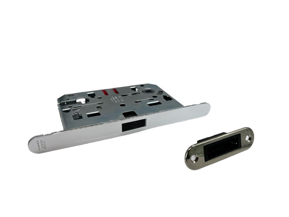 AGB Revolution XT Euro Cylinder Mortice Lock with Magnetic Deadbolt Nickel Plate