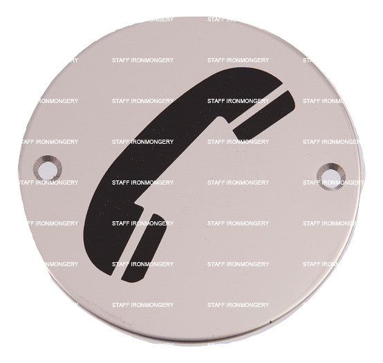 A GRADE Telephone Sign Aluminium