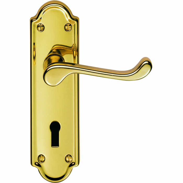 Carlisle DL17/16 ASHTEAD Lever on Latch Backplate