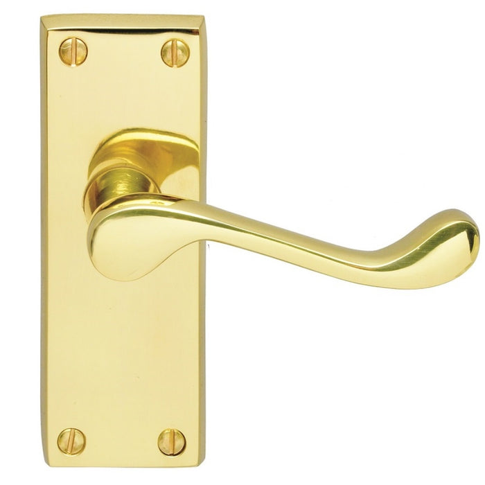 Carlisle Brass Contract Victorian Scroll Lever on Backplate