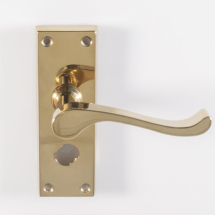Carlisle Brass Contract Victorian Scroll Lever on Backplate