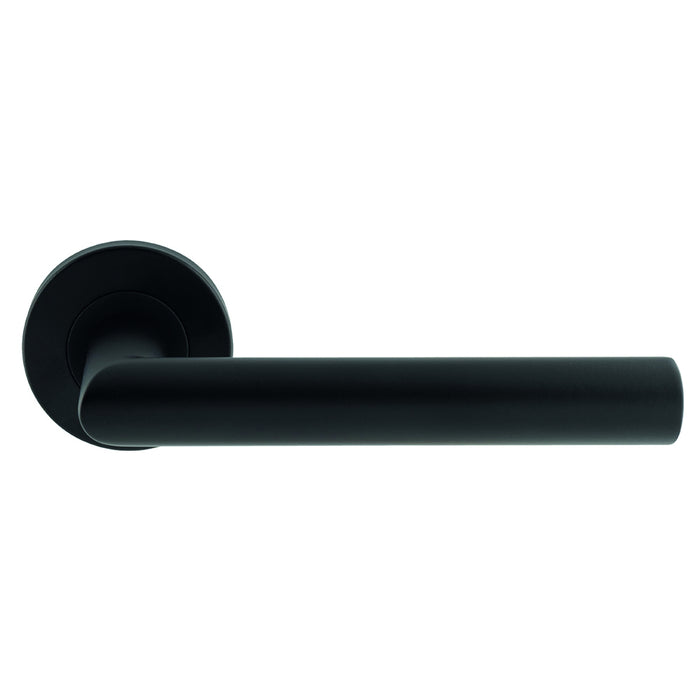 Eurospec Mitred Round Bar Lever on Sprung Rose CSL1192