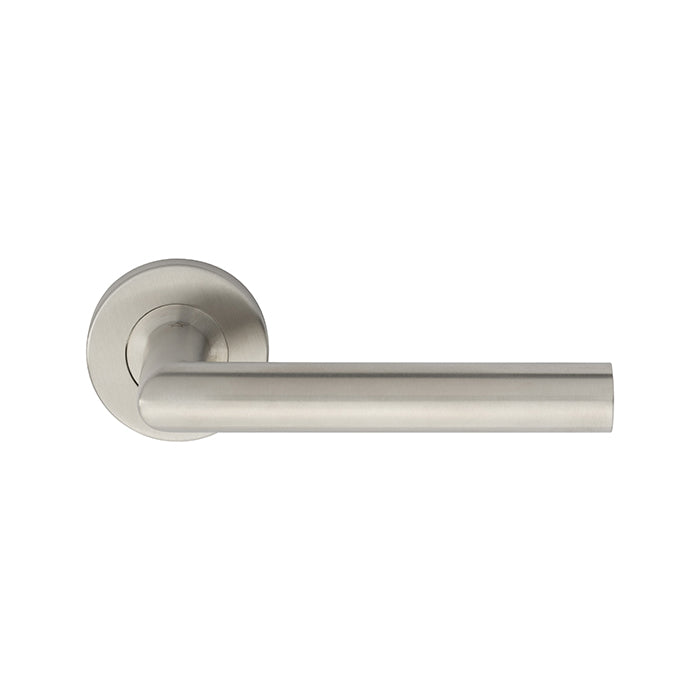 Eurospec Treviri 19mm Dia Mitred Lever on Concealed Fix Sprung Round Rose