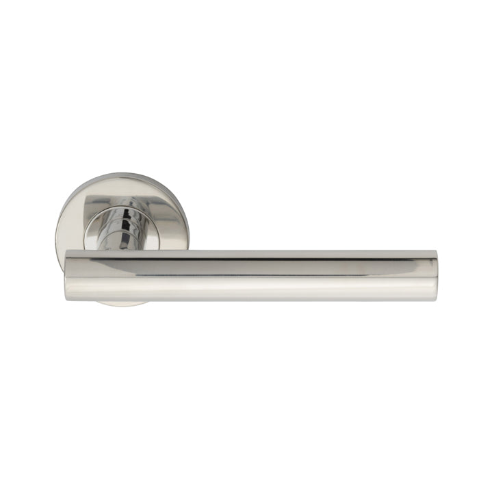 Eurospec Philadelphia Lever on Sprung Push on Round Rose