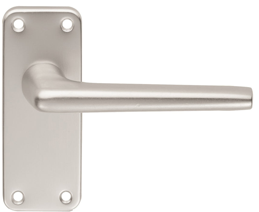 Eurospec Aluminium Lever on Lock Backplate