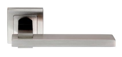SSL1402.SSS Steel Worx 304 Stainless Steel Flat Lever on Sprung Rose