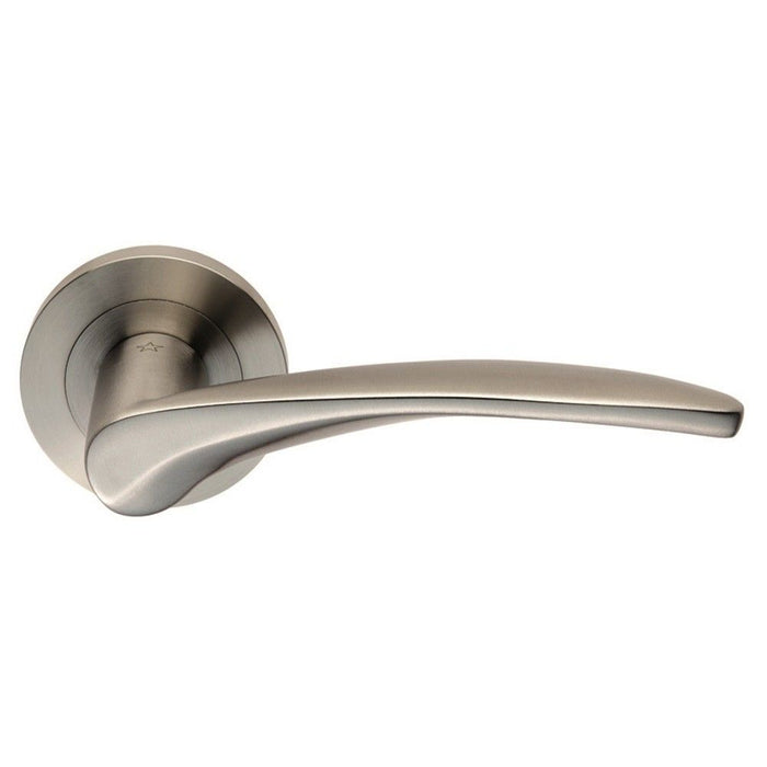 SWL1131.SSS Steelworx Tirolo Solid Lever on Round Rose