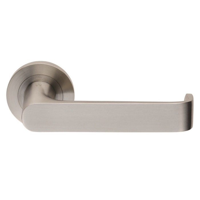 SWL1133.SSS Steelworx Zurigo Solid Lever on Round Rose