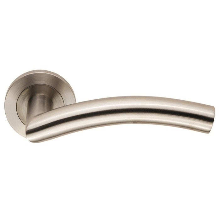 SWL1196.SSS Steelworx Dresda Lever on Round Rose