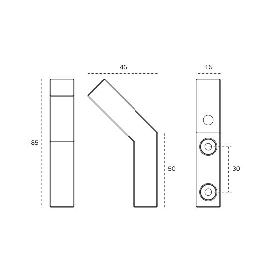 JNF Quadro Series Wall Hook