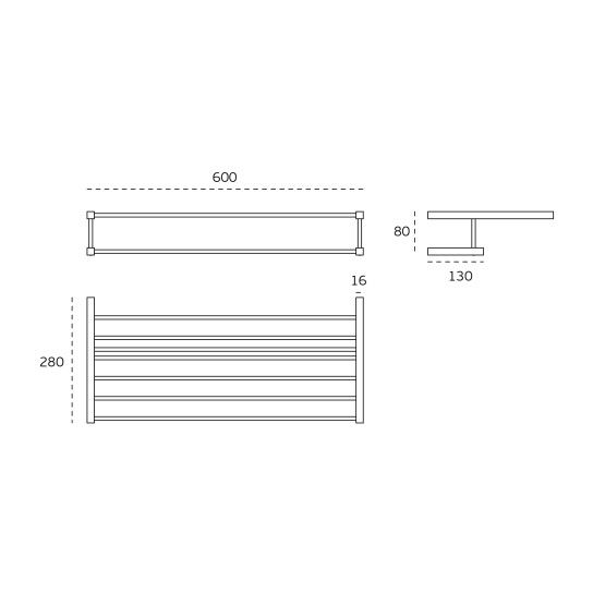 JNF Quadro Series Towel Holder