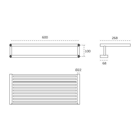 JNF Meridian Series Towel Holder