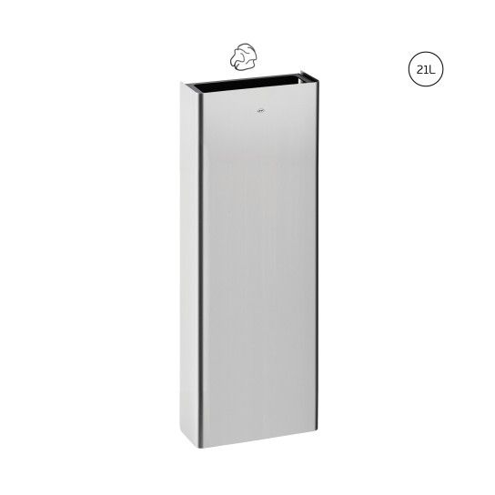 JNF Industrial Series Wall Waste Receptacle 21L
