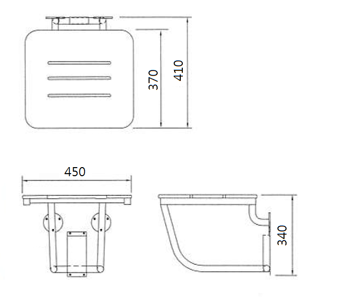A Grade Folding Shower Seat