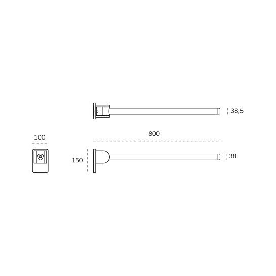 JNF Comfort System Folding Safety Support Bar