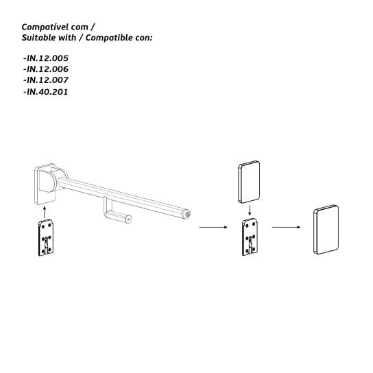 JNF Fixings Cover for Products From the Comfort System Range
