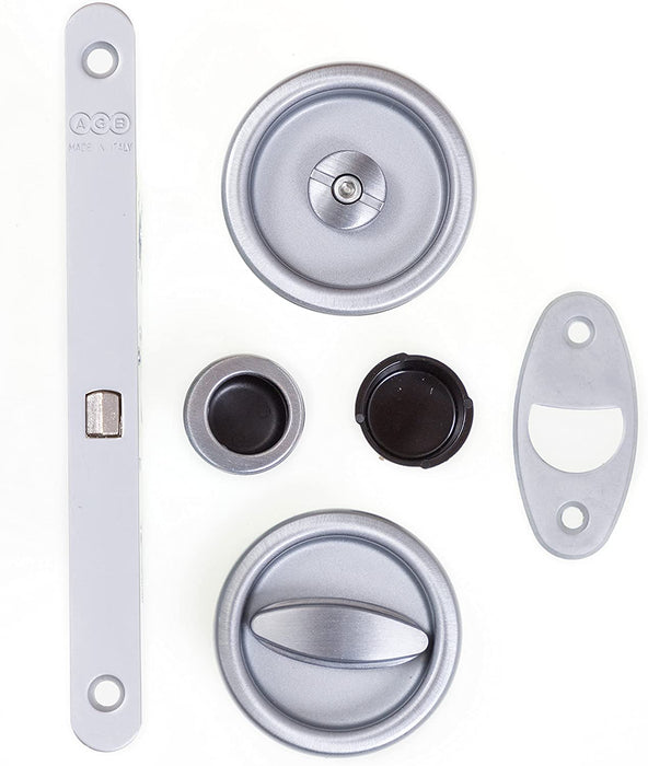 AGB Scivola T Sliding Bathroom Door Lock