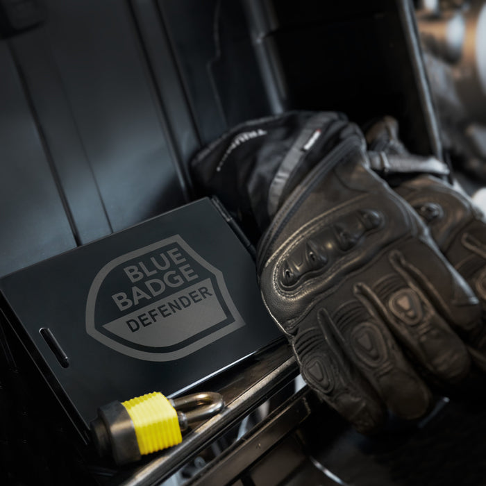 Blue Badge Defender Motorbike Compatible