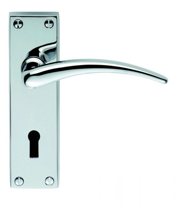 Carlisle Brass DL64 WING Lever on Lock Backplate