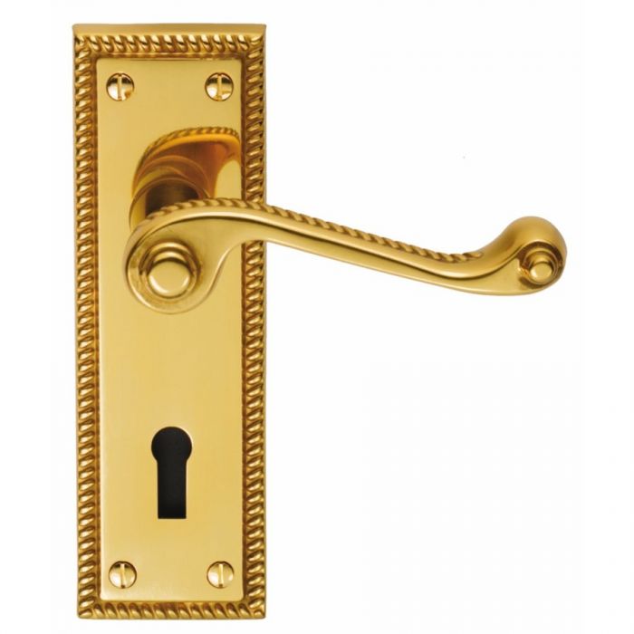 Carlisle Brass FG1 GEORGIAN Lever on Lock Backplate
