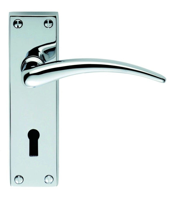 Carlisle Brass DL64 WING Lever on Lock Backplate