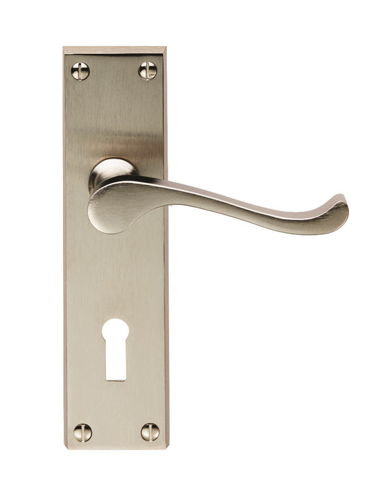 Carlisle Brass Contract Victorian Scroll Lever on Backplate