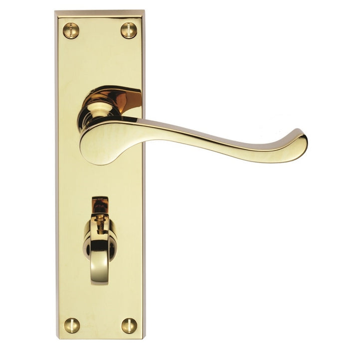 Carlisle Brass Contract Victorian Scroll Lever on Backplate