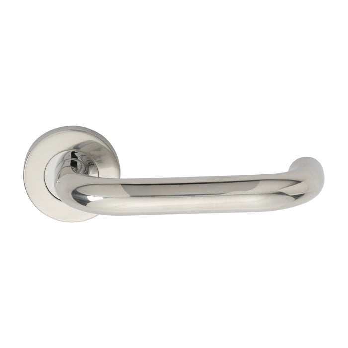 Eurospec Nera Safety Lever on Sprung Rose Grade 304