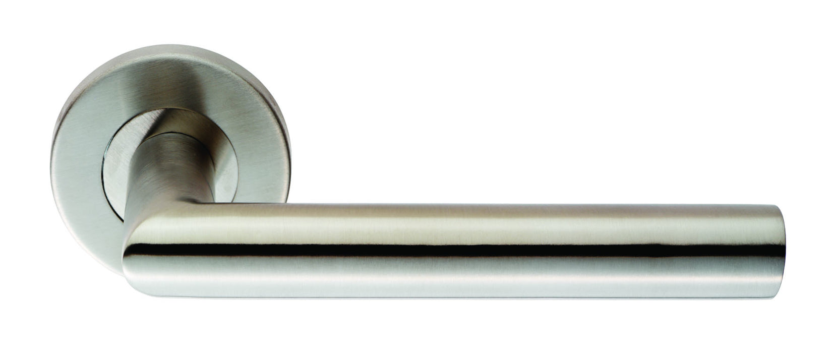 Eurospec Treviri Mitred Round Bar Lever on Sprung Rose