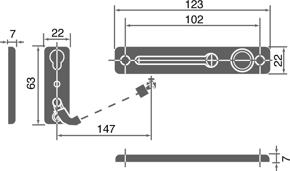 A Grade Door Chain DC-018
