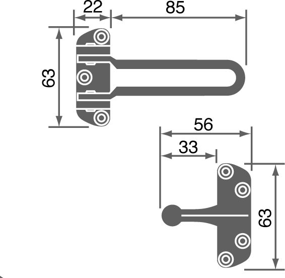 A Grade Door Guard Restrictor