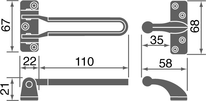 A Grade Buffered Door Guard