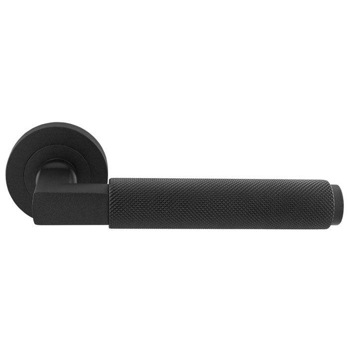 Carlisle Brass Terazzo Lever On Round Rose Knurled