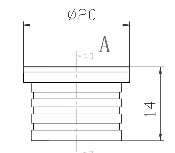 A Grade Budget Lock Ferrule Escutcheon Stainless Steel