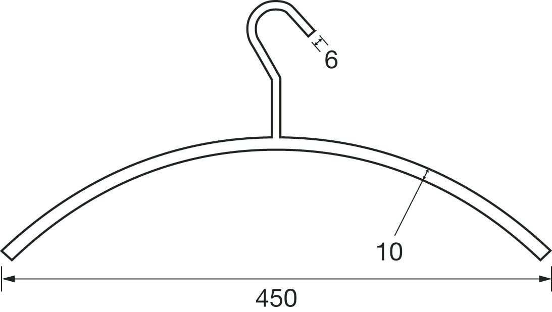A Grade Open Coat Hanger