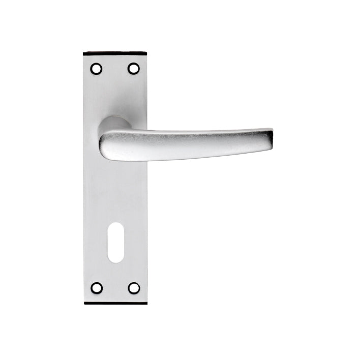 Eurospec Aluminium Mial Lever on Backplate