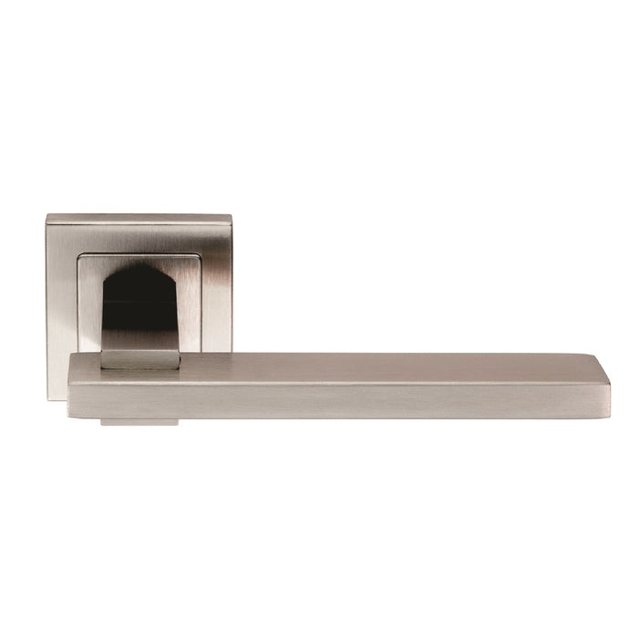 Eurospec Tange Designer Lever on Sprung Square Rose