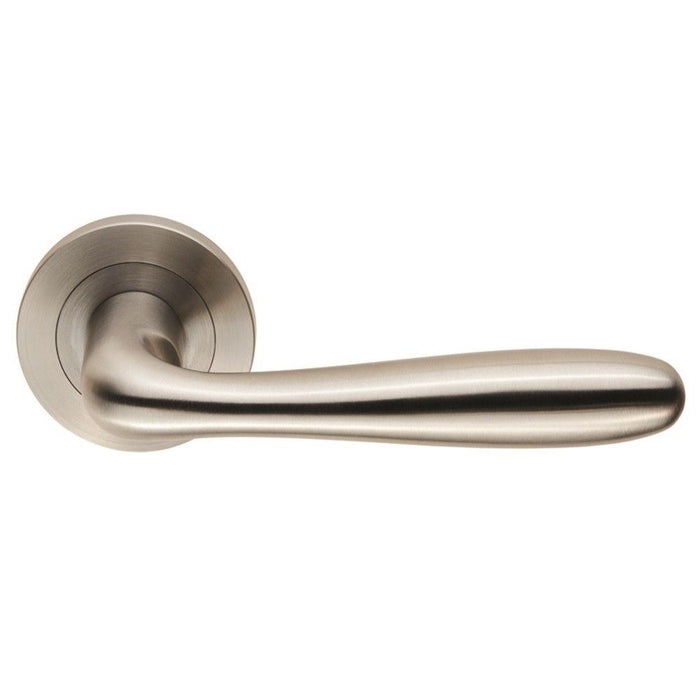 SWL1127.SSS Steelworx Peninsula Lever on Round Rose